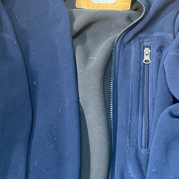 Timberland Winter Coat with fleece , zipoff hood - Picture 4 of 8